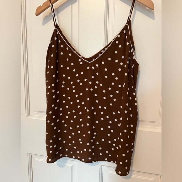 COPY - ZARA Polka Dot Camisole Tank Top Medium - Picture 4 of 8